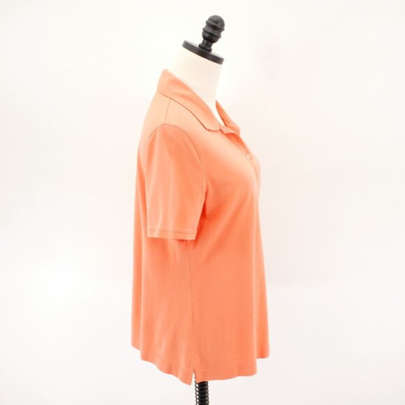 Brax Feel Good 40‎ Orange Short Sleeve Collared Polo Shirt Top - Picture 7 of 8